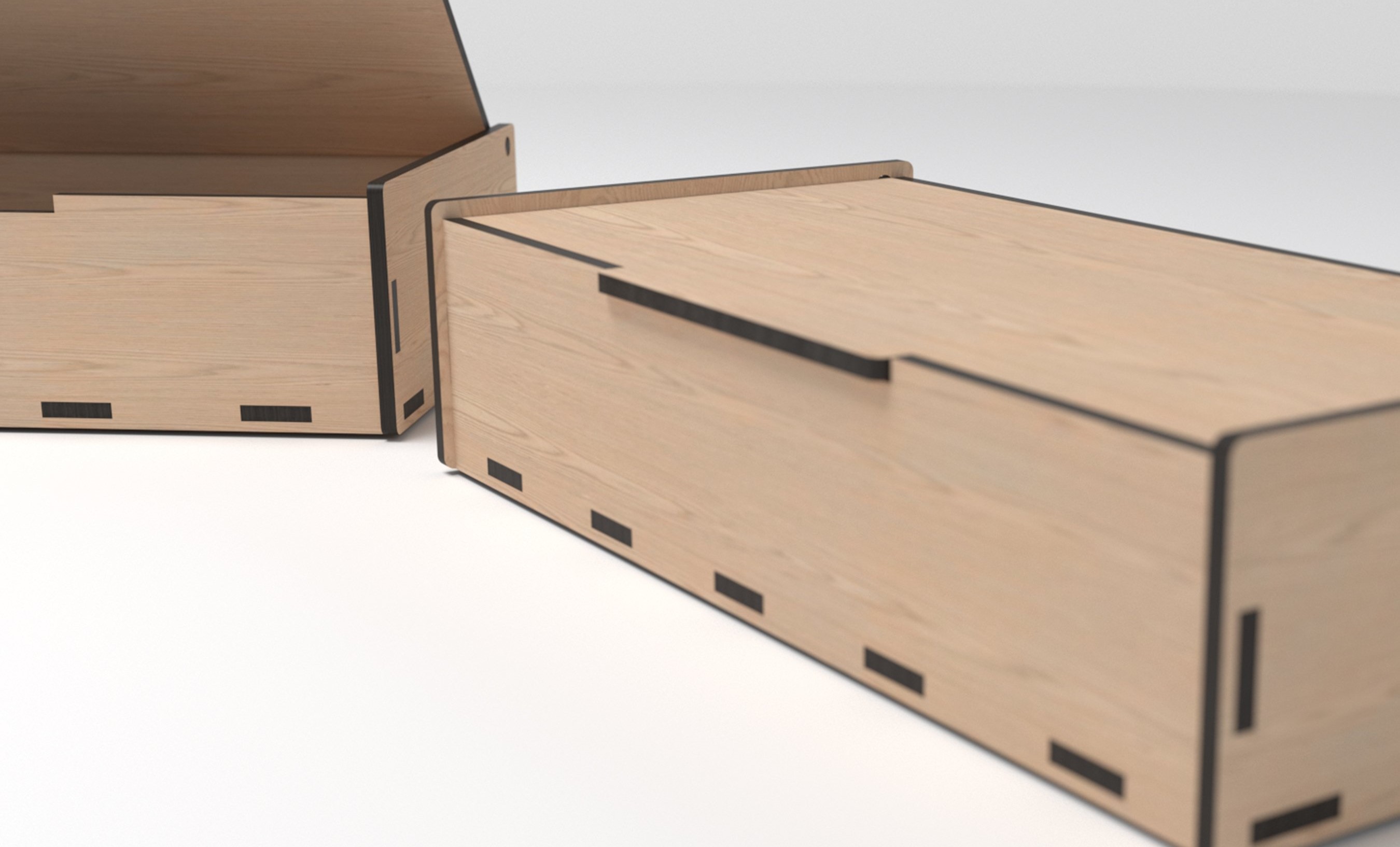 Slot together box