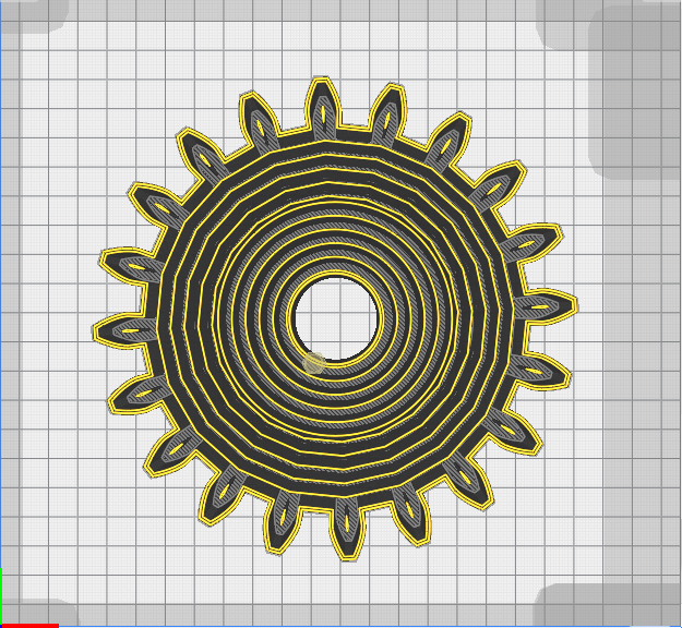Concentric infill