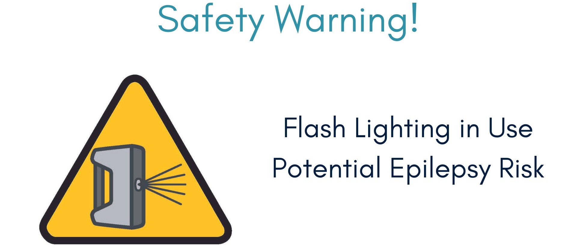 Health and safety warning