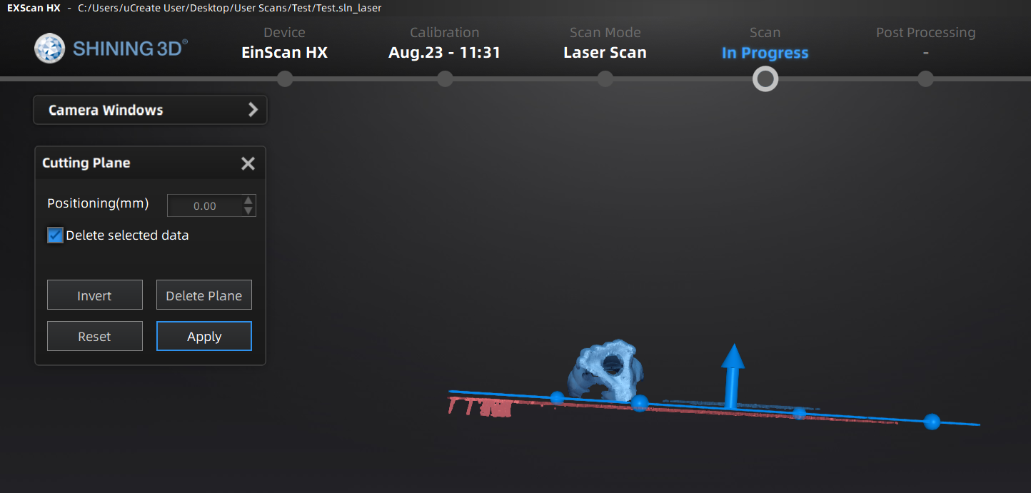 Cutting plane