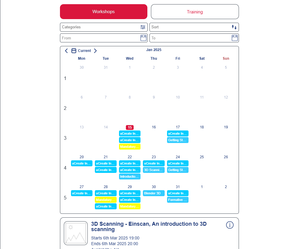 Booking Calendar