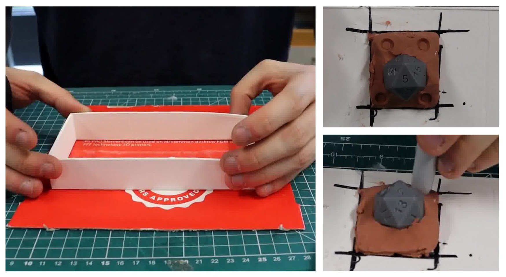 1 and 2 part silicone moulds