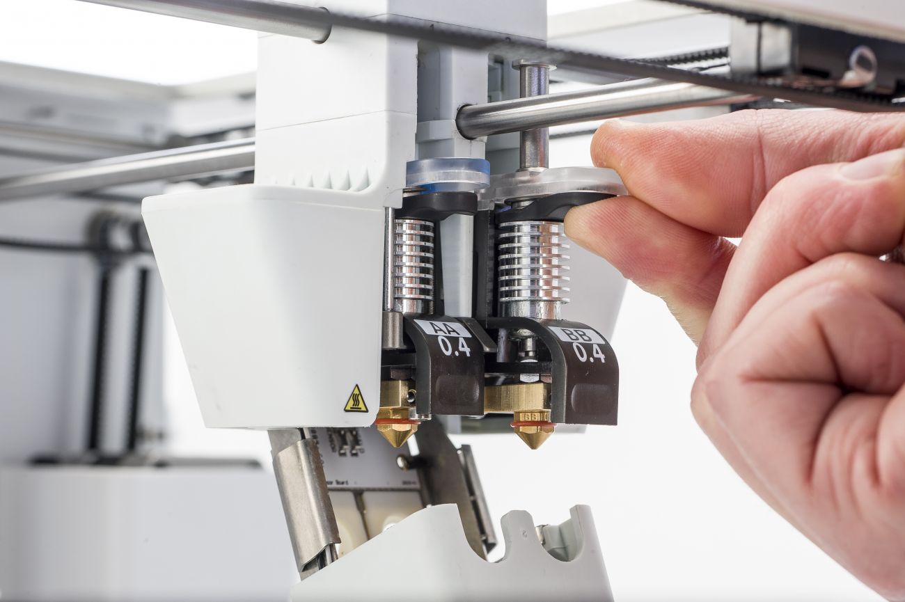 Ultimaker changing print cores