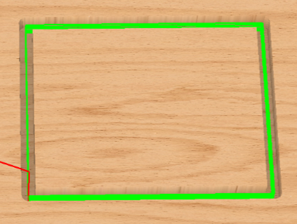 Contour toolpath