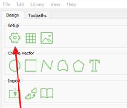Gear icon - carbide create