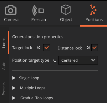 Positions - loops
