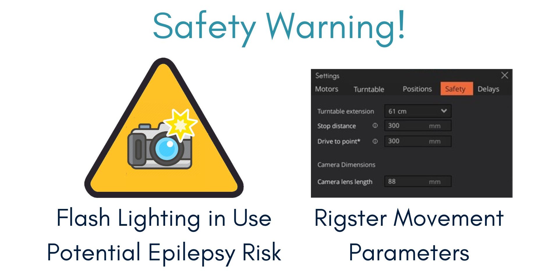 Rigster safety warning