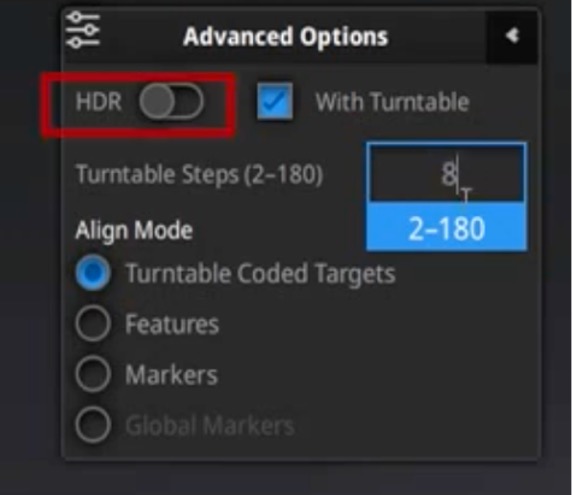 Advanced Options