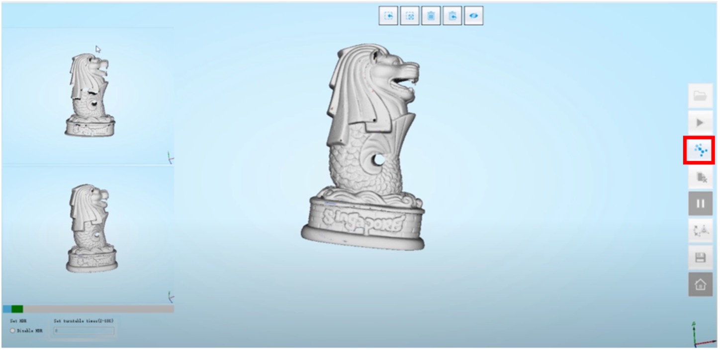 Scanning in Fixed Scan Mode in Einscan Pro | Makerspace
