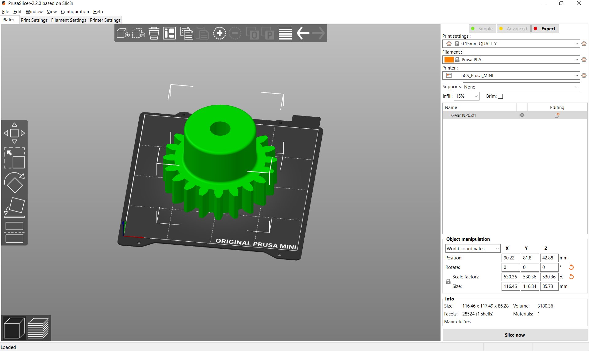 Importing models in PrusaSlicer